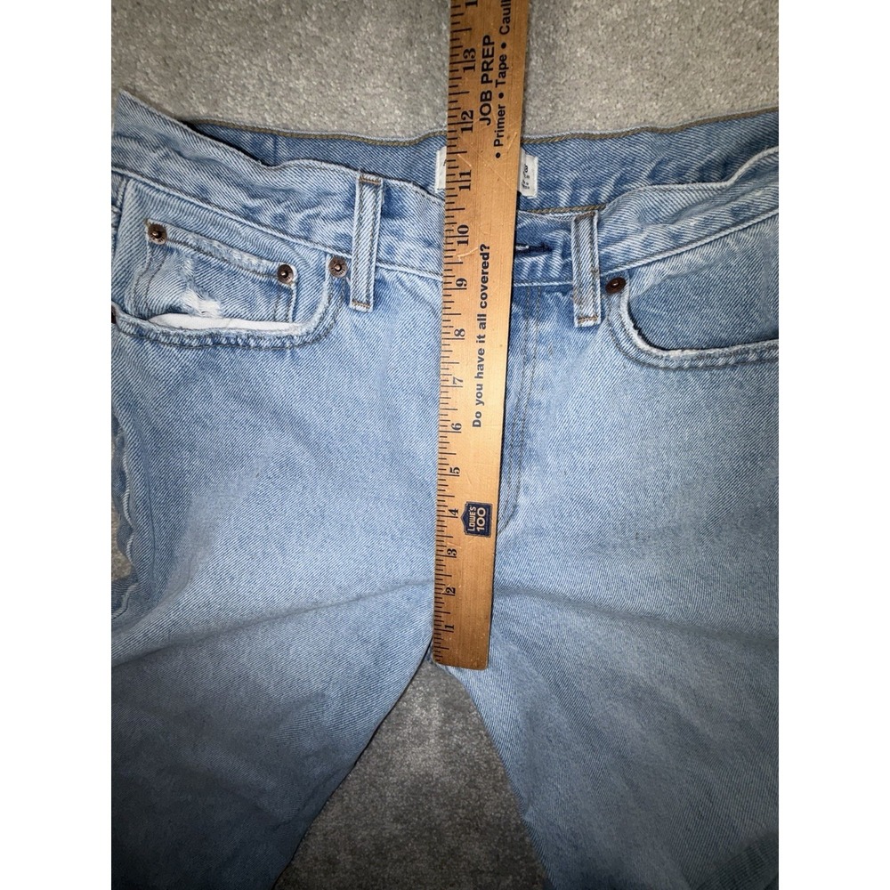 Abercrombie & Fitch The Barrel Jean Mid Rise Women's Size 28 Reg *spot On Leg - Picture 9 of 11